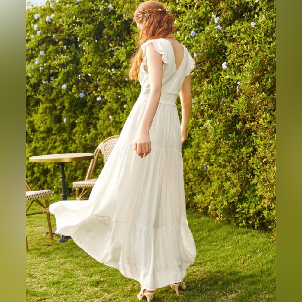 XL NWT ModCloth Notes of Grace Garden Girl cotton maxi Boho dress.Size XL - Picture 5 of 11